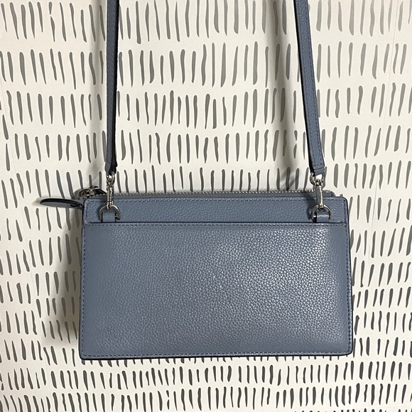 Kate Spade Wallet on a String Crossbody Shoulder Bag, dust blue - Picture 2 of 4